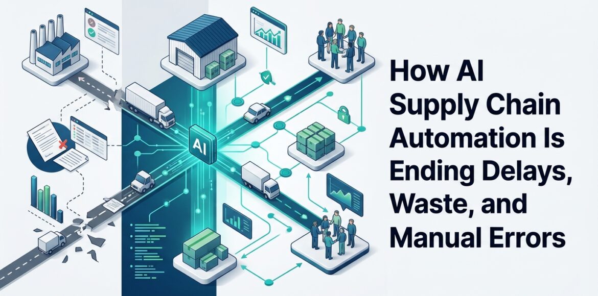 How AI Supply Chain Automation Is Ending Delays, Waste, and Manual Error